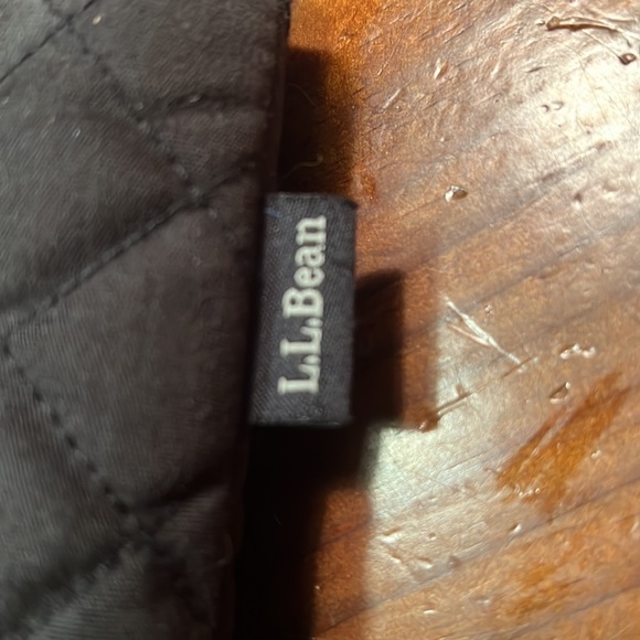 LL Bean Weekend Tote Quilted Leather Handles - Picture 3 of 6